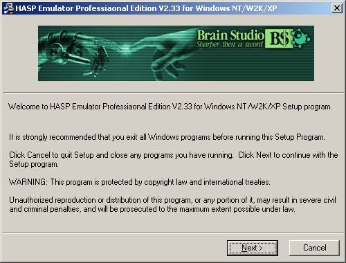 brain hasp emulator brain hasp emulator